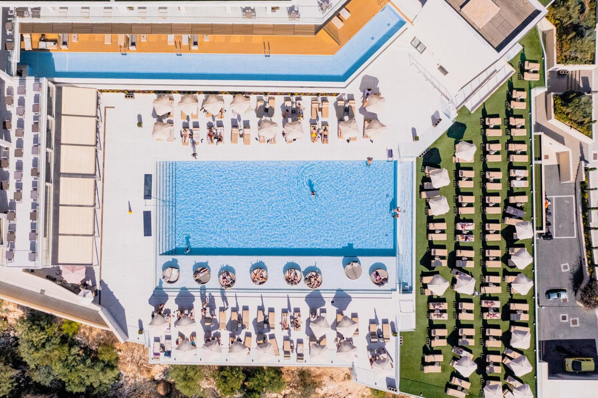 Amarande (Adults Only) Agia Napa Exterior foto Aerial view of the pool